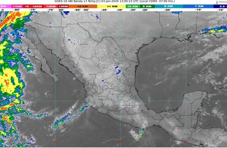 Nuevo frente frío ingresa al país y provoca descenso térmico; lluvias se concentran en el occidente y sureste