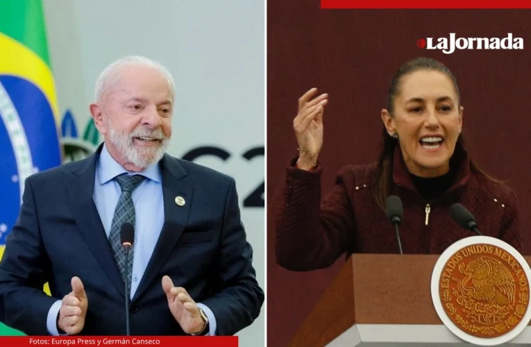 Lula revela llamada con Sheinbaum: rechazan ataque de EU a Venezuela