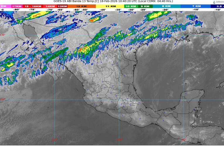 Dos frentes fríos afectarán al norte y noroeste de México