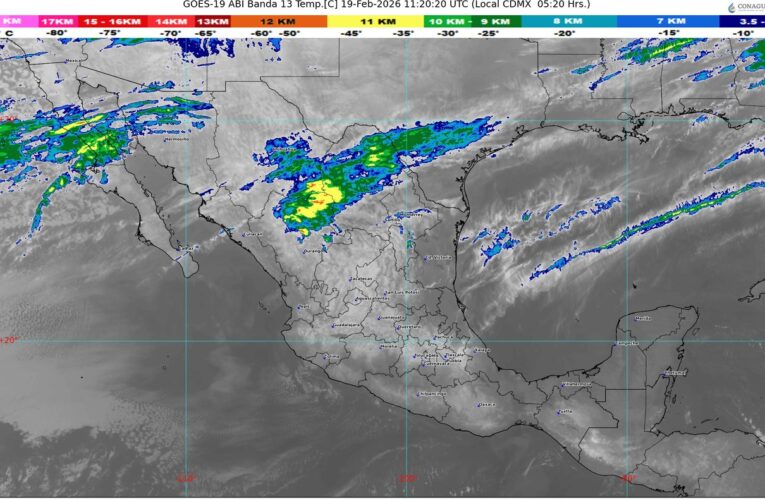 El frente frío número 36 se desplazará sobre el norte del país