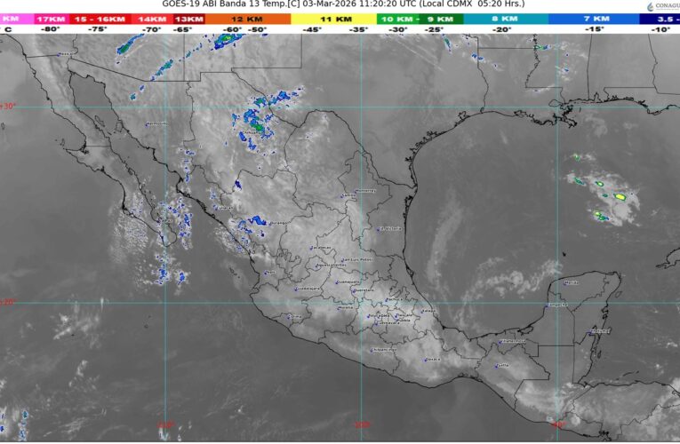 El sistema frontal número 38 generará fuertes vientos en el norte y noroeste
