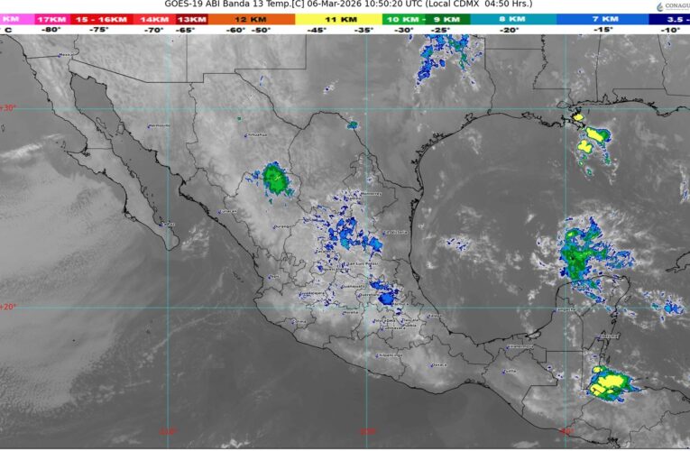 El frente frío número 39 se desplazará sobre el noroeste y norte del país
