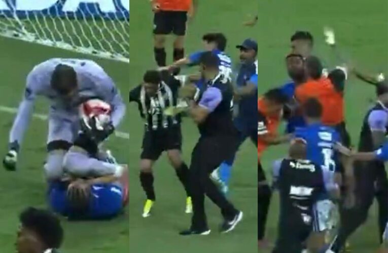 Pelea campal en Brasil deja 23 expulsados; lejos del Récord Guinness