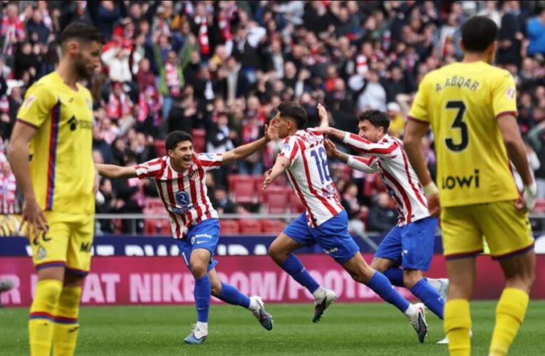 Atlético de Madrid vence al Getafe en primera titularidad de Obed Vargas