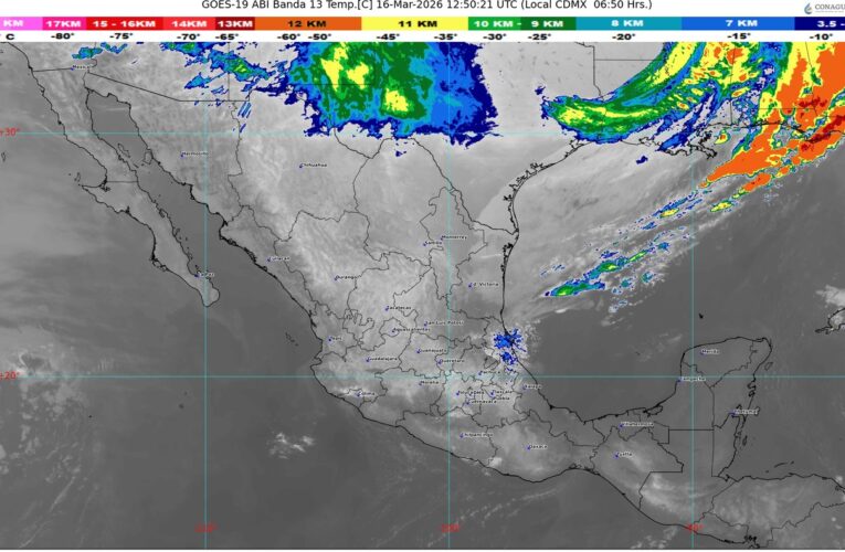 El frente frío número 41 se desplazará sobre el Golfo de México