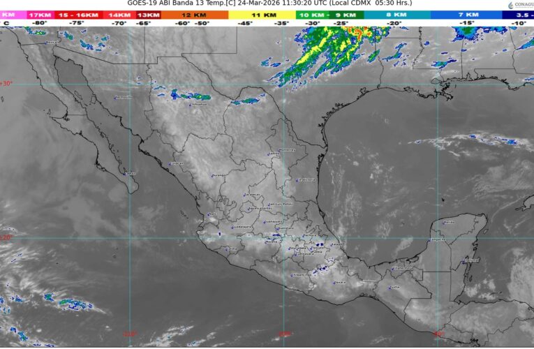 Pronostica lluvias en el noreste, occidente, centro, oriente y sur del territorio mexicano