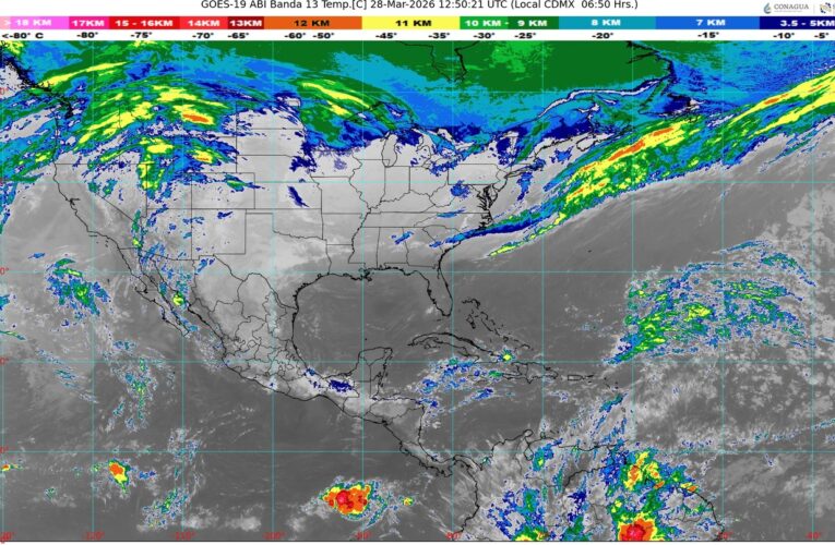 Frente Frío 42 provocará lluvias, vientos y descenso de temperatura en gran parte del país