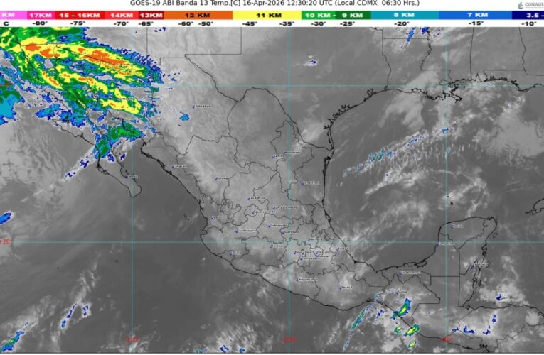 Línea seca y onda de calor marcan el clima en México