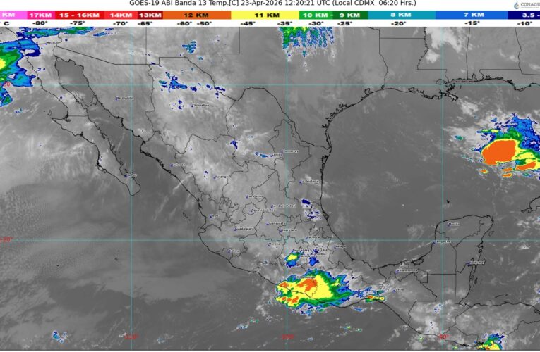 Pronostican lluvias fuertes en el centro, occidente, sur y sureste del país, incluida península de Yucatán
