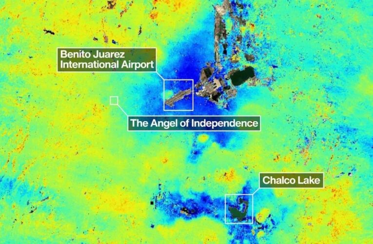 NASA revela zonas críticas del hundimiento en CDMX: estas áreas registran mayor afectación