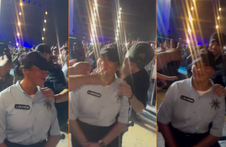 Enrique Iglesias besa a cadete en Feria de Tabasco y desata furor en redes