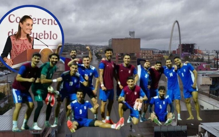 Sheinbaum da visto bueno a campamento de la selección de Irán en Tijuana