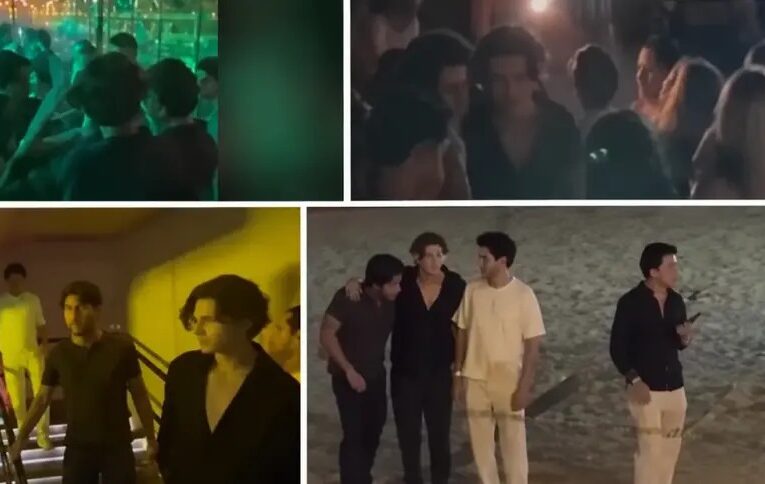 Hijo de Luis Miguel causa revuelo por su parecido con “El Sol” en fiesta de Acapulco