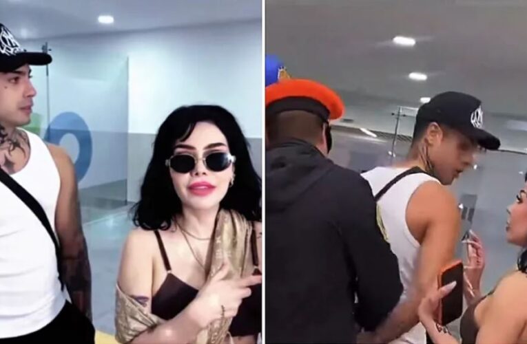 Detienen a Naim Darrechi en Aeropuerto de CdMx y Sol León lo defiende