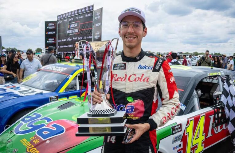 Alex de Alba gana en Aguascalientes y suma su primera victoria en NASCAR México 2026