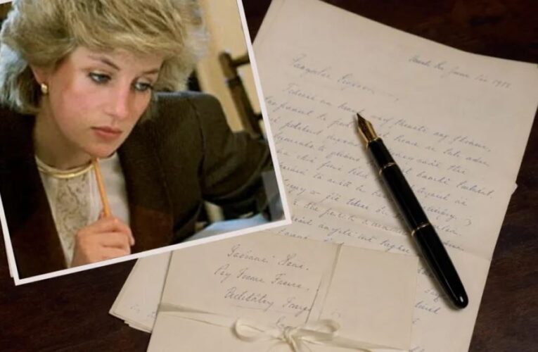 Revelan cartas inéditas de la princesa Diana sobre su salud mental