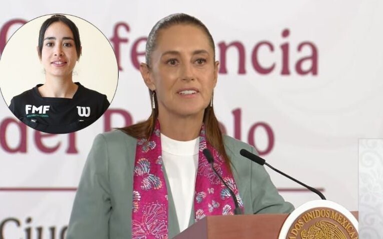 Claudia Sheinbaum felicita a arbitra mexicana Katia Itzel por su participación en Copa Mundial 2026