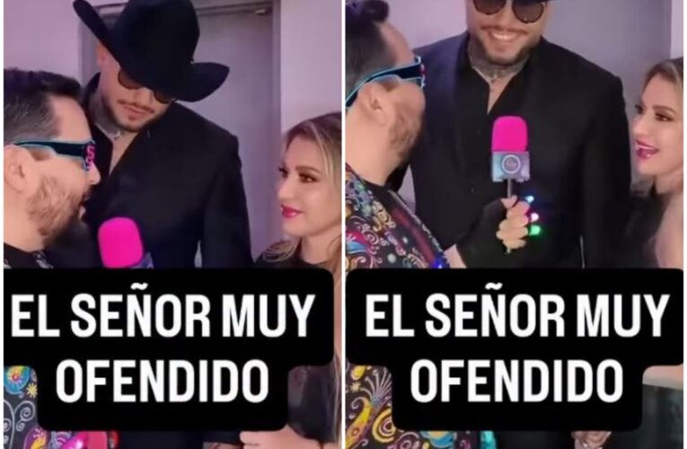 Cibad Hernández, novio de Alicia Villarreal, reacciona molesto tras confusión con la cantante sobre premio