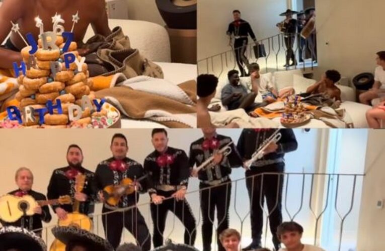 Georgina Rodríguez celebra cumpleaños de Cristiano Ronaldo Jr a ritmo de mariachi