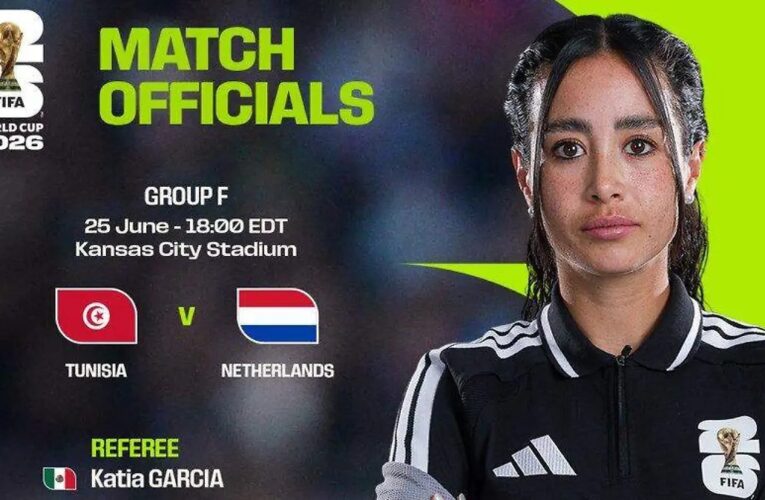 Katia Itzel García hará historia; debutará como árbitra central en el Mundial 2026