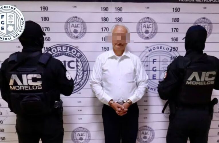 Entregan a Víctor Rodríguez Padilla a la Fiscalía de Morelos por caso de violencia familiar
