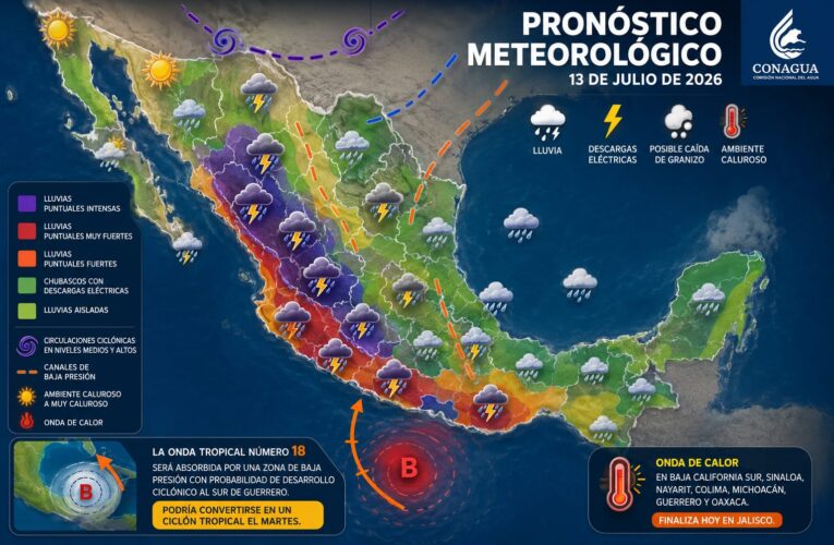 Se formaría un ciclón tropical frente a las costas de Guerrero