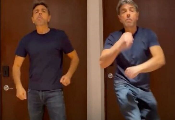Eugenio Derbez se suma a la tendencia viral de “farmear aura”