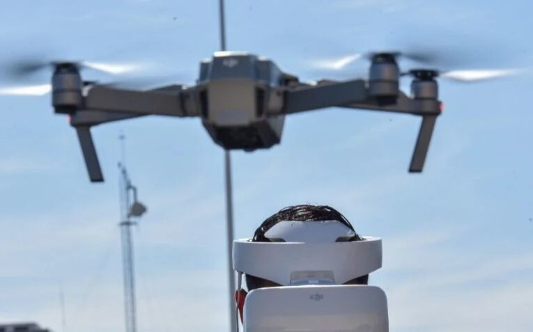 Defensa Nacional confirma el uso de drones por grupos de tráfico de personas en la frontera norte