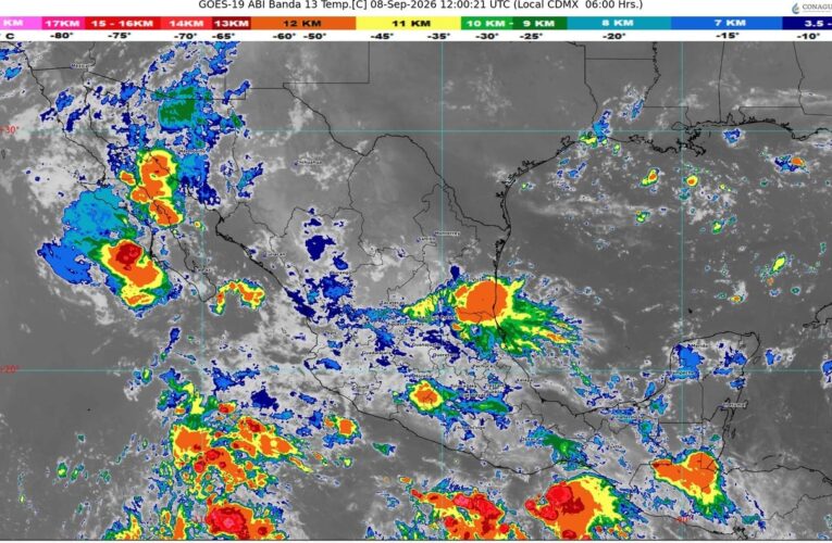 La onda tropical número 37 se desplazará sobre el sureste mexicano