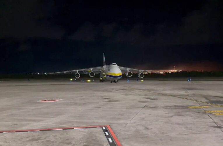 Aterriza en Cancún el Antonov An-124, coloso de la aviación mundial