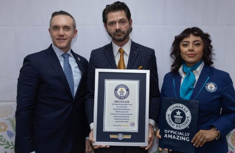 ¡Metro de CdMx tiene récord Guinness! ‘Apoteosis’, el mural holográfico más grande del mundo
