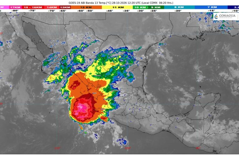 Tormenta tropical Vance provocará lluvias intensas y oleaje elevado en el occidente del país